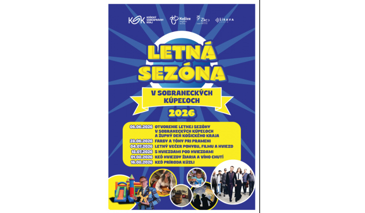 Letná sezóna Sobranecké kúpele